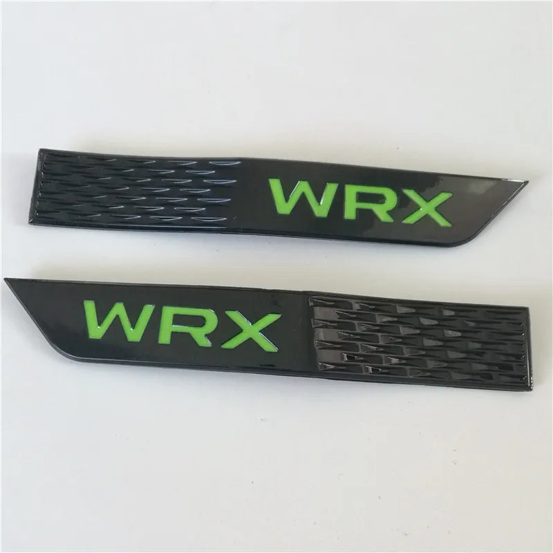 Real 3D WRX (2015-2021) Fender Badges – Sport Styling Decals (2PCS)