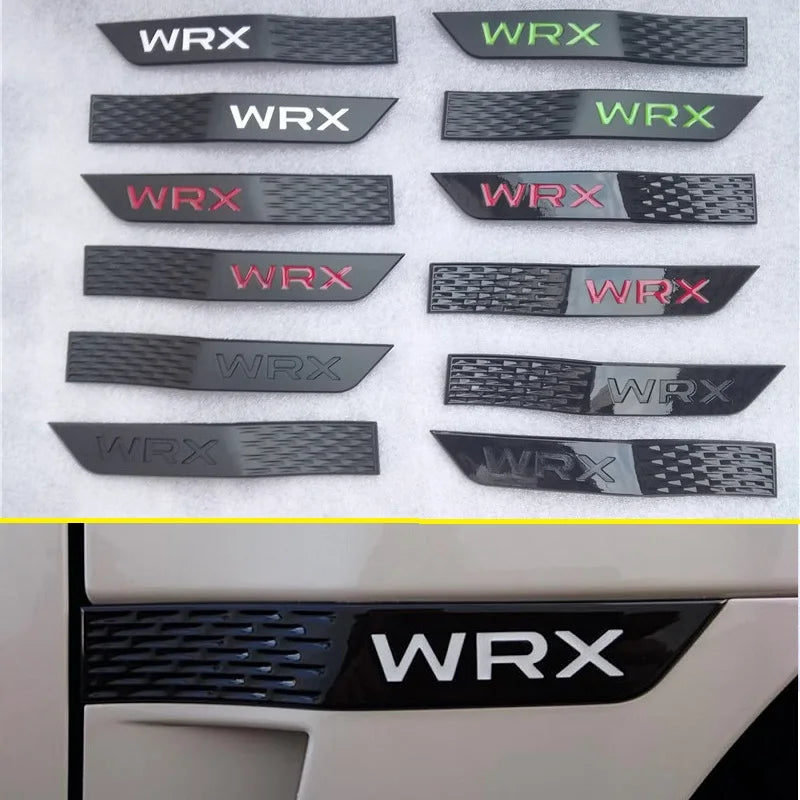 Real 3D WRX (2015-2021) Fender Badges – Sport Styling Decals (2PCS)