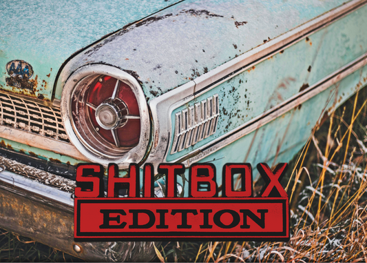 SHITBOX EDITION 3D Fender Badges - 2pcs